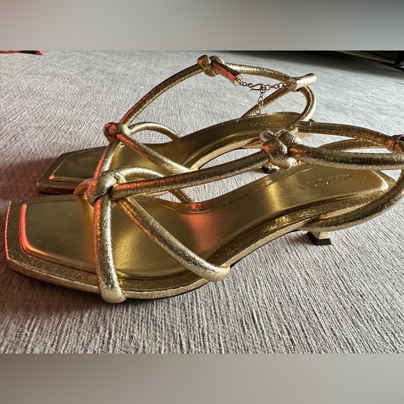 Jimmy CHOO gold sandals - Picture 3 of 4